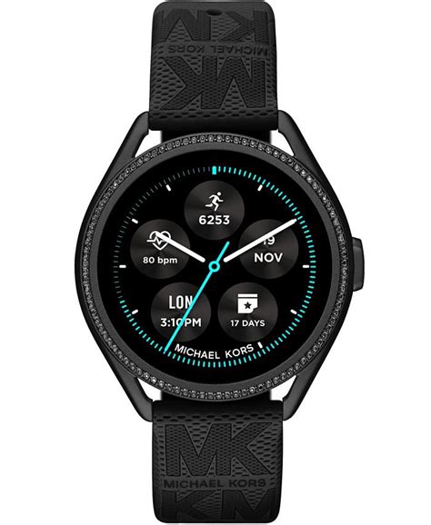 Access Gen 5e MKGO Black Rubber Smartwatch 43mm .